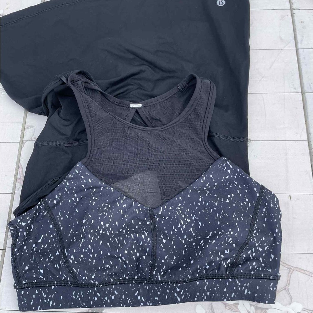 Lululemon Athletica Black and White Tank Top - Picture 4 of 7